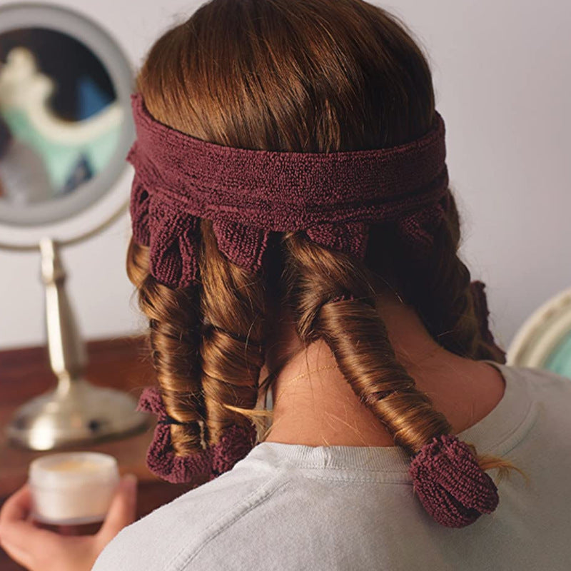 Heatless Curl Headband — Sleep & Wake with Soft Curls