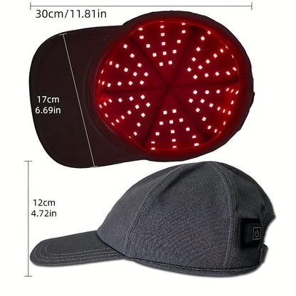 Advanced LED Hair Growth Cap — Red + Infrared Therapy